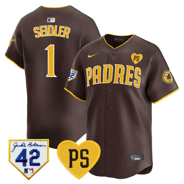 Men’s Padres 2024 “For Peter” & Robinson Patch Vapor Premier Limited Jersey – All Stitched