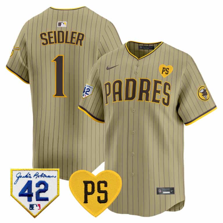 Men’s Padres 2024 “For Peter” & Robinson Patch Vapor Premier Limited Jersey – All Stitched
