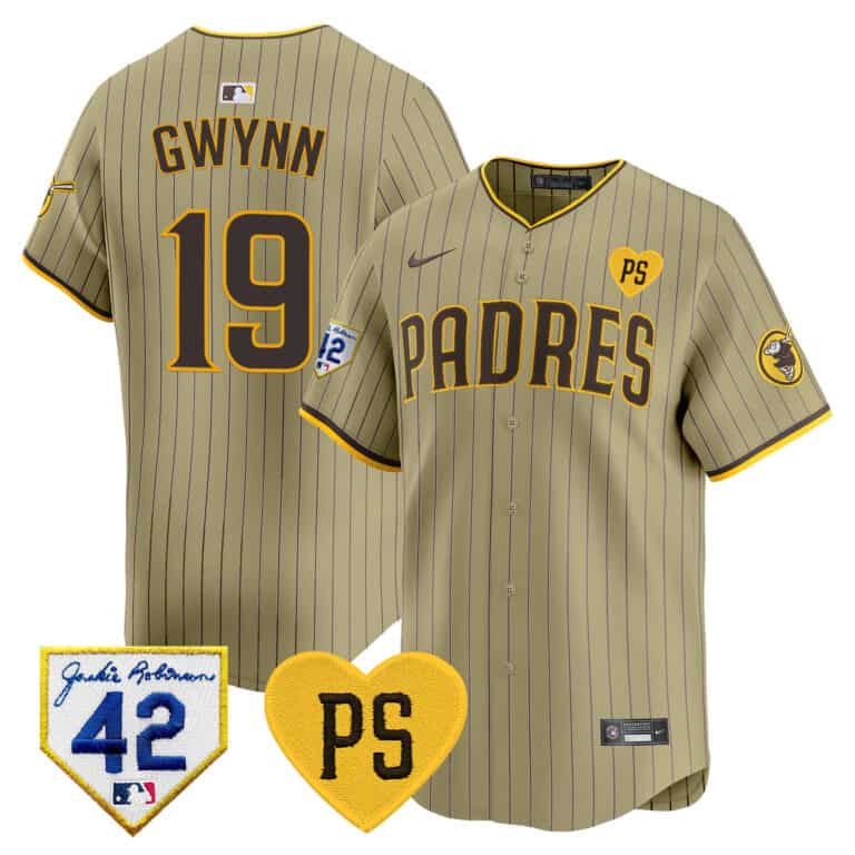 Men’s Padres 2024 “For Peter” & Robinson Patch Vapor Premier Limited Jersey – All Stitched