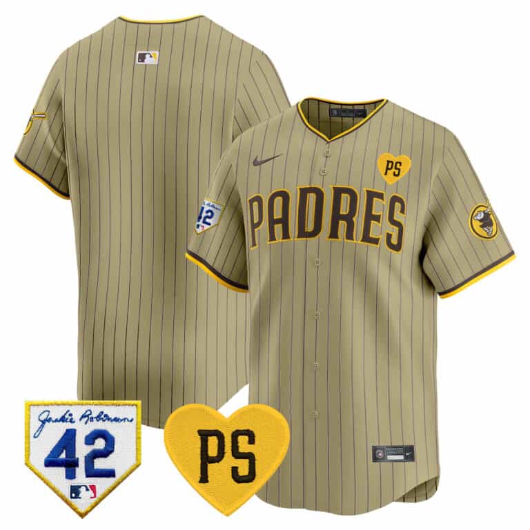 Men’s Padres 2024 “For Peter” & Robinson Patch Vapor Premier Limited Jersey – All Stitched