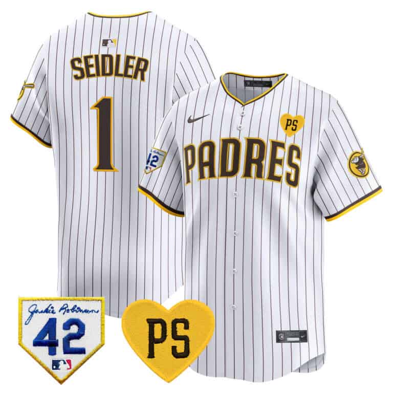 Men’s Padres 2024 “For Peter” & Robinson Patch Vapor Premier Limited Jersey – All Stitched