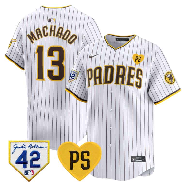 Men’s Padres 2024 “For Peter” & Robinson Patch Vapor Premier Limited Jersey – All Stitched