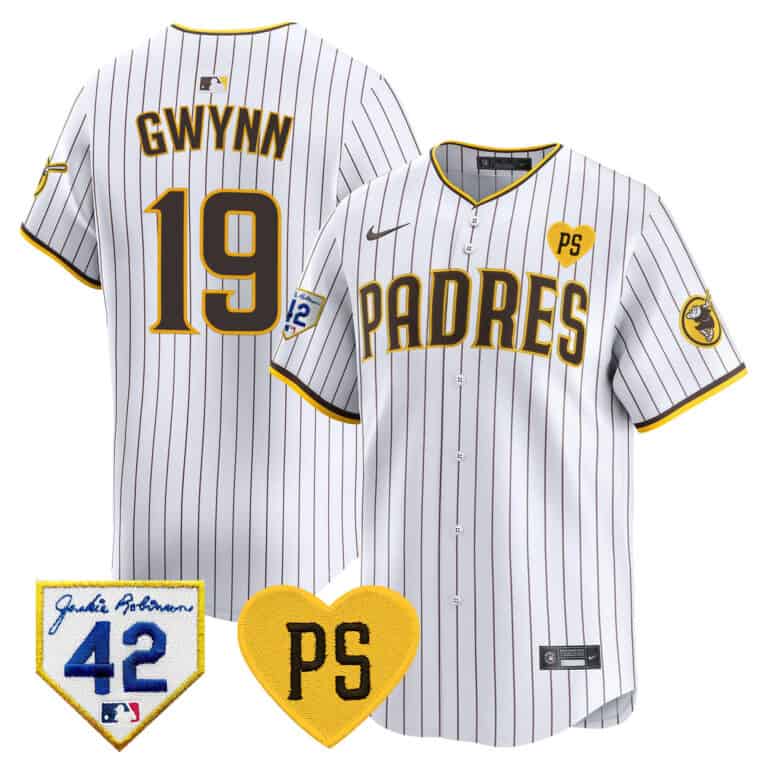 Men’s Padres 2024 “For Peter” & Robinson Patch Vapor Premier Limited Jersey – All Stitched