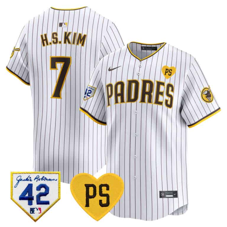 Men’s Padres 2024 “For Peter” & Robinson Patch Vapor Premier Limited Jersey – All Stitched