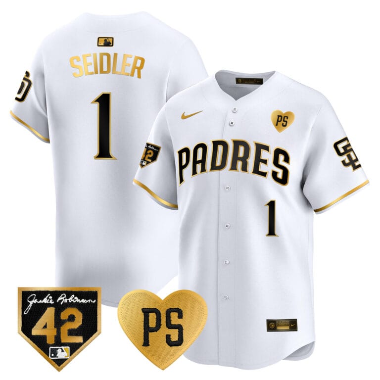 Men’s Padres 2024 “For Peter” & Robinson Patch Vapor Premier Limited Jersey – All Stitched