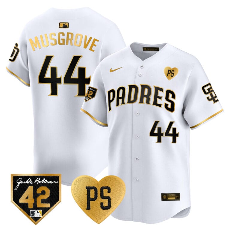 Men’s Padres 2024 “For Peter” & Robinson Patch Vapor Premier Limited Jersey – All Stitched