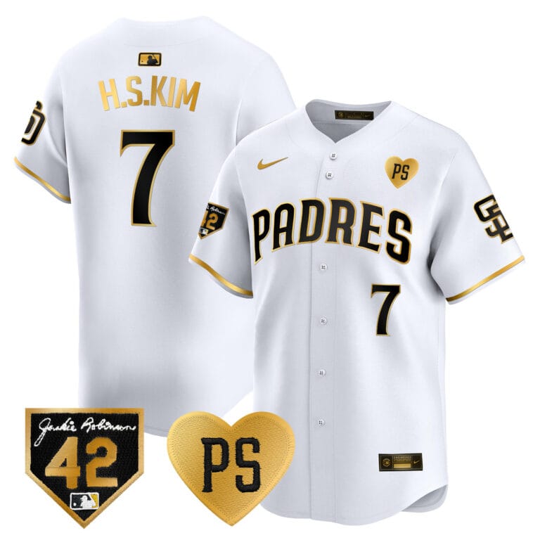 Men’s Padres 2024 “For Peter” & Robinson Patch Vapor Premier Limited Jersey – All Stitched