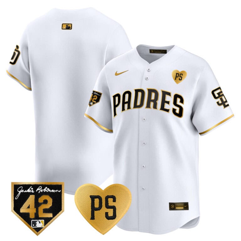 Men’s Padres 2024 “For Peter” & Robinson Patch Vapor Premier Limited Jersey – All Stitched