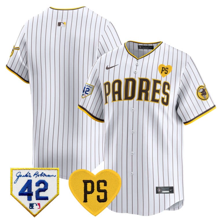 Men’s Padres 2024 “For Peter” & Robinson Patch Vapor Premier Limited Jersey – All Stitched