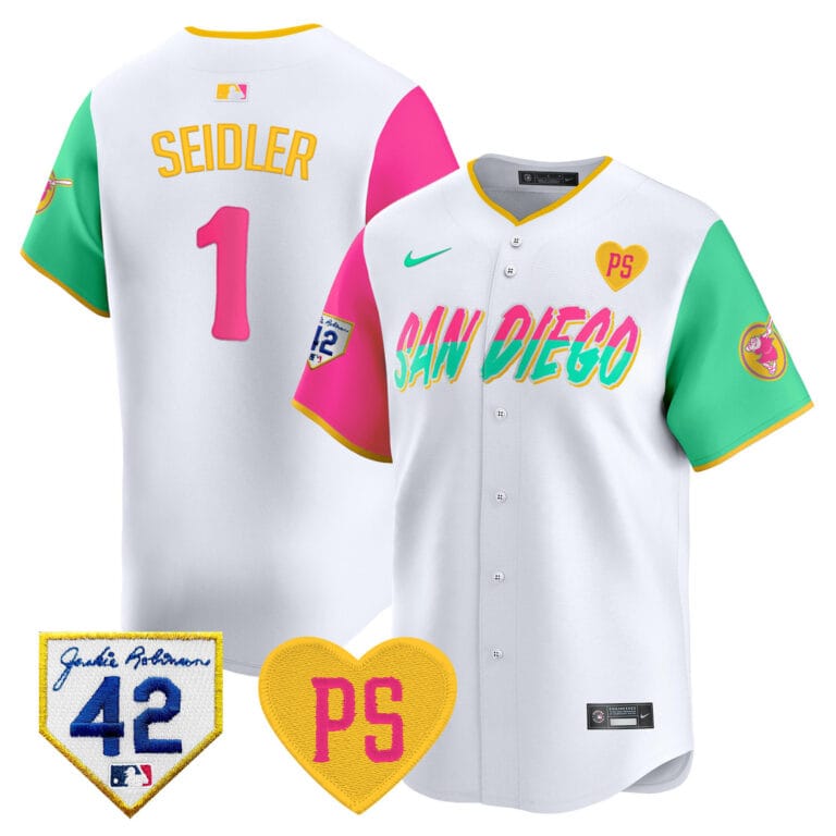 Men’s Padres 2024 “For Peter” & Robinson Patch Vapor Premier Limited Jersey – All Stitched