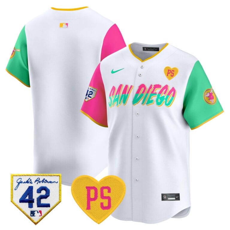 Men’s Padres 2024 “For Peter” & Robinson Patch Vapor Premier Limited Jersey – All Stitched
