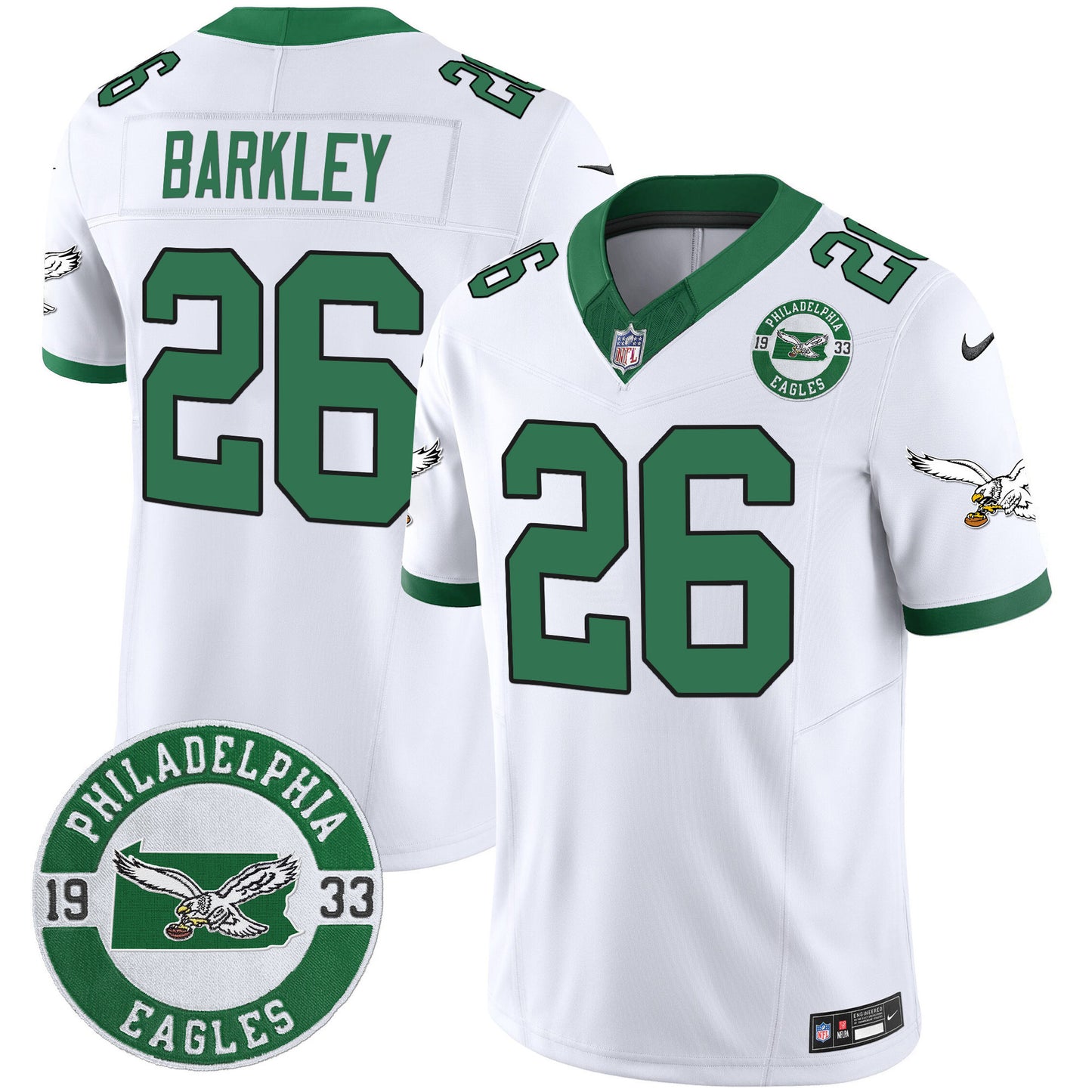 Philadelphia Eagles 2024 Throwback Jersey - Coieh