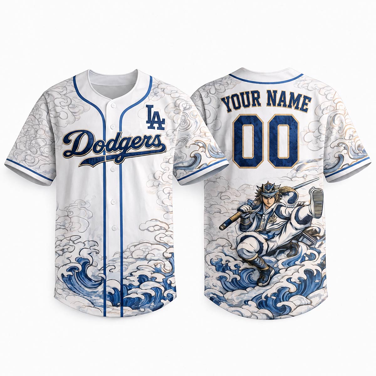 Samurai Anime Custom Jersey – All Stitched