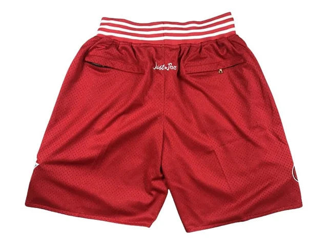 Back view of San Francisco 49ers Red Shorts