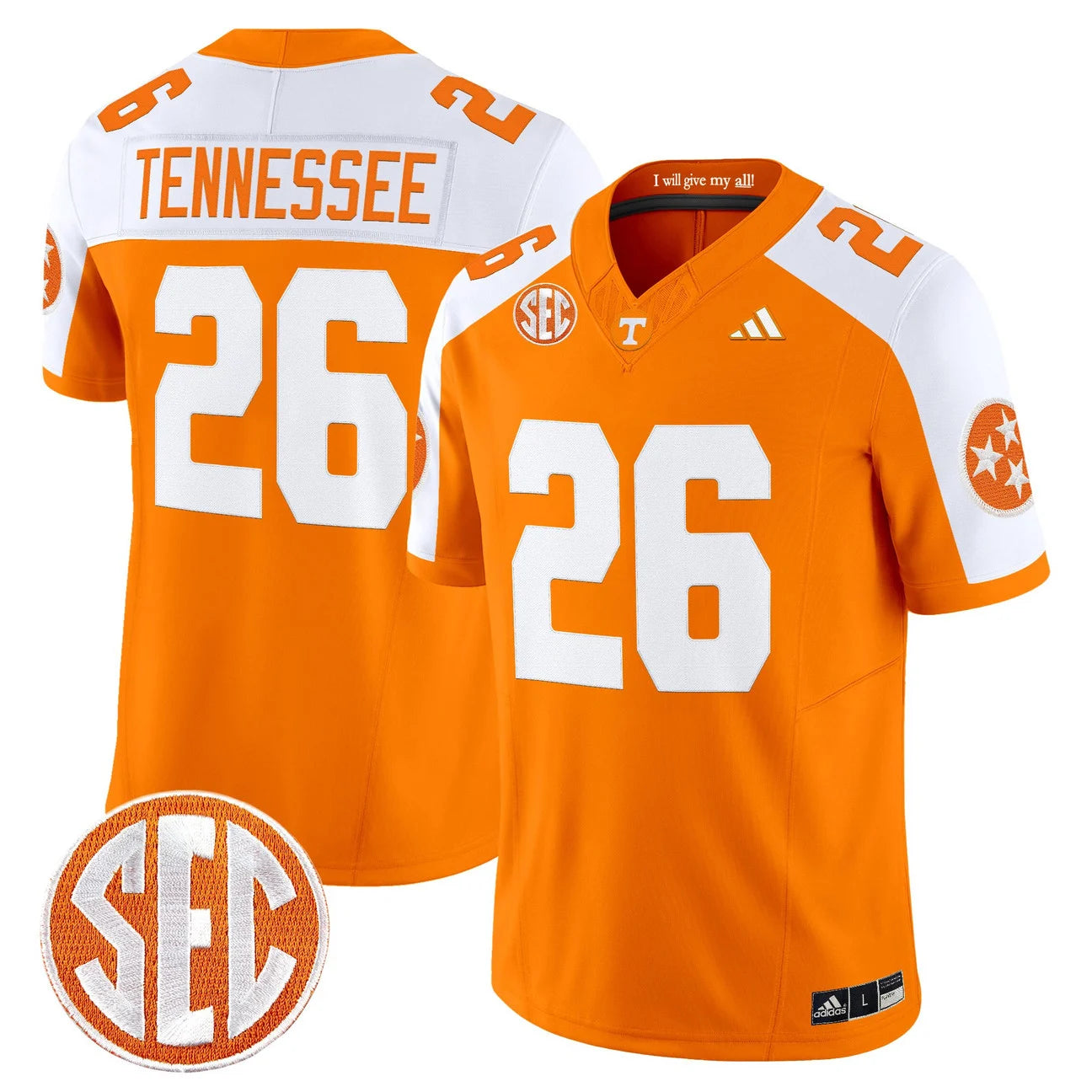 Men's Tennessee Volunteers 2026 Vapor Limited Jersey - All Stitched