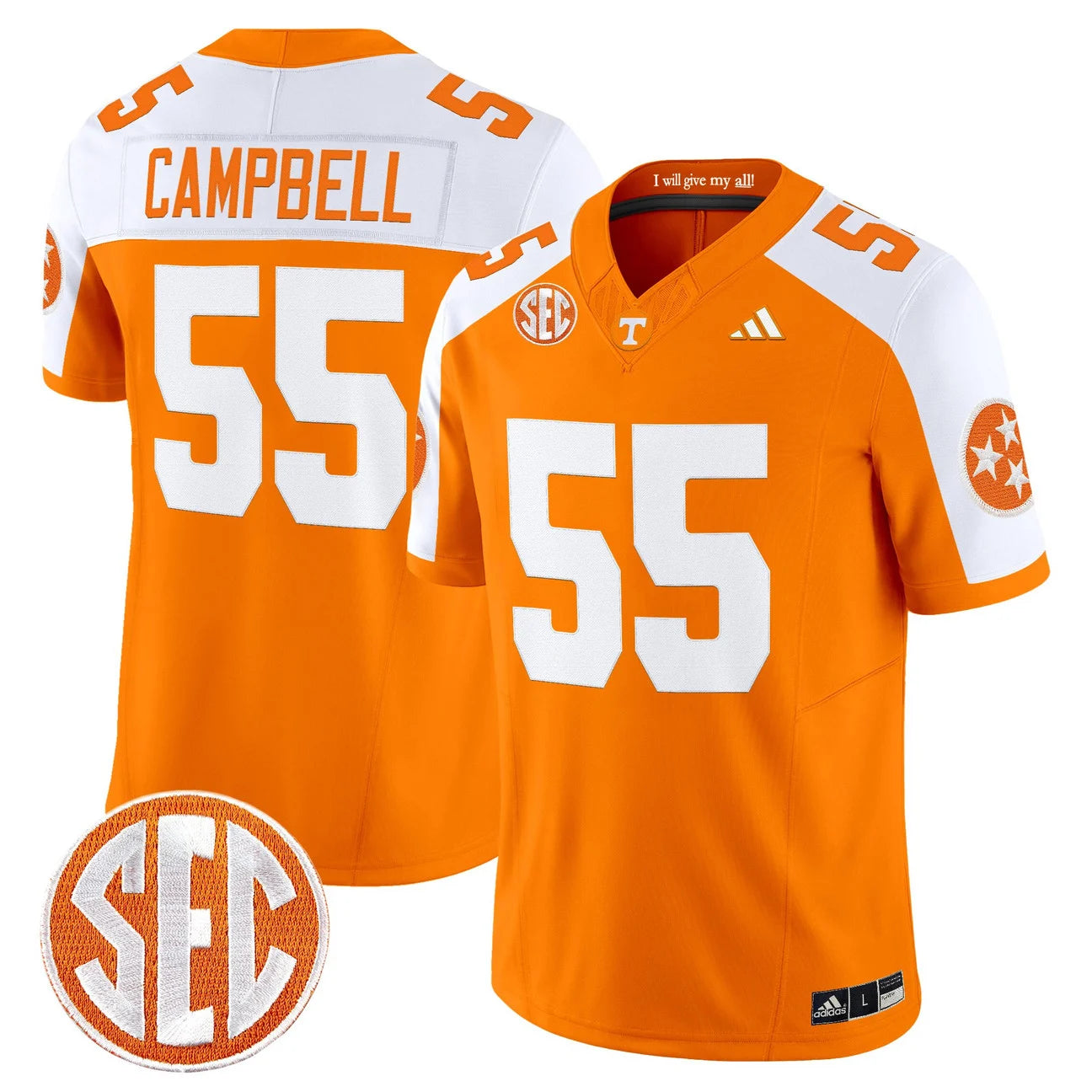 Men's Tennessee Volunteers 2026 Vapor Limited Jersey - All Stitched