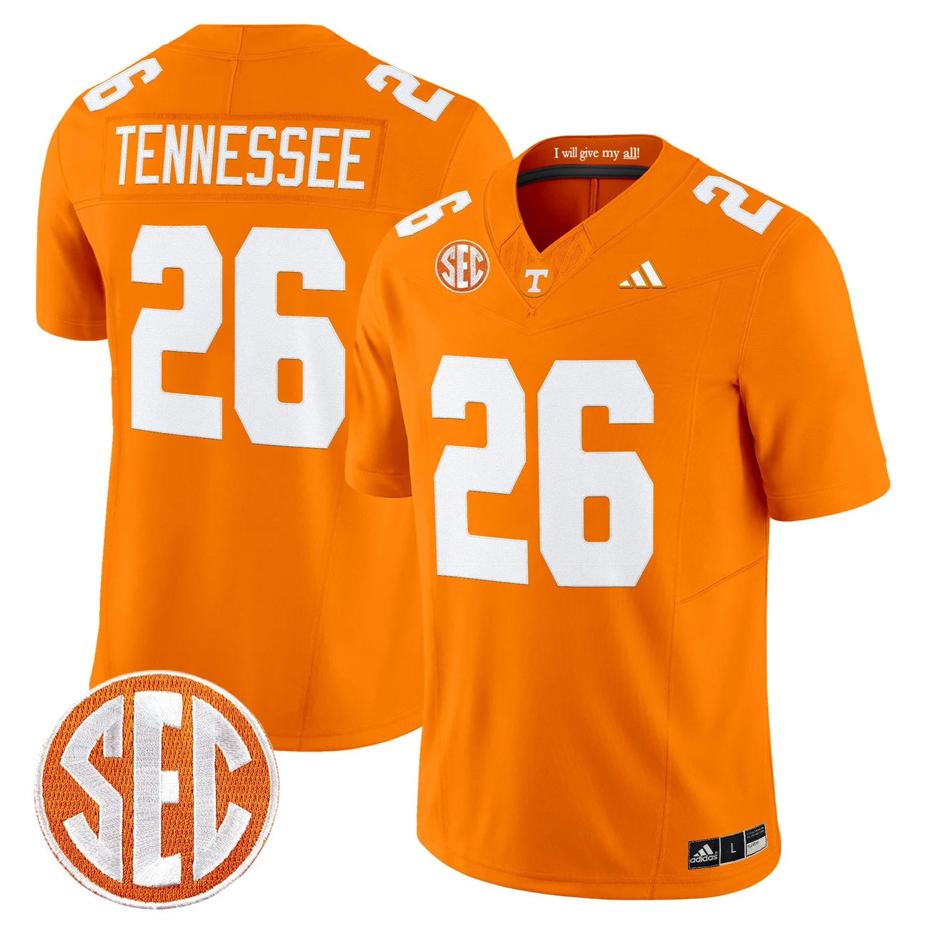 Men's Tennessee Volunteers 2026 Vapor Limited Jersey - All Stitched