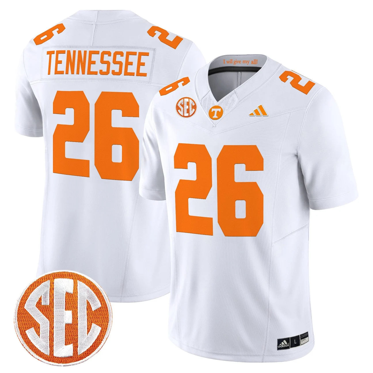 Men's Tennessee Volunteers 2026 Vapor Limited Jersey - All Stitched