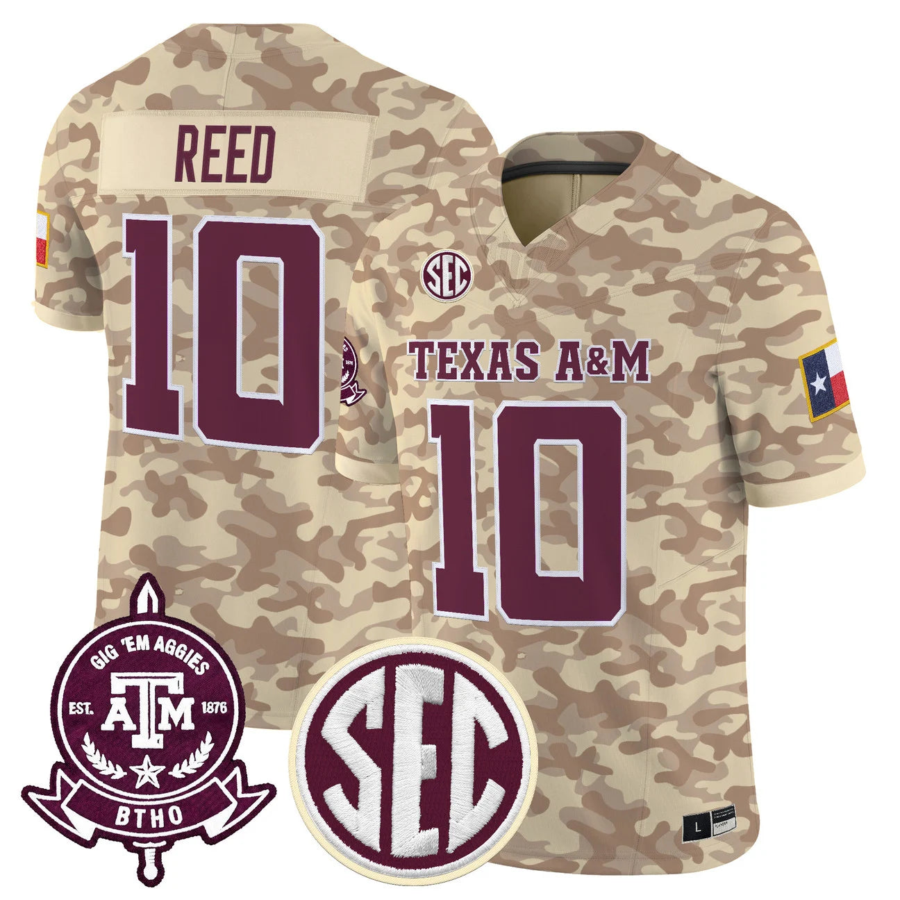 Texas A&M Aggies 2026 'Honor and Support' Jersey - All Stitched
