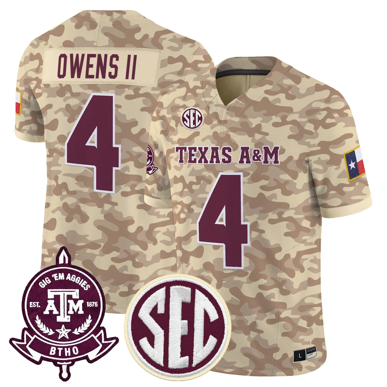 Men's Texas A&M Aggies 2026 'Honor and Support' Vapor Limited Jersey