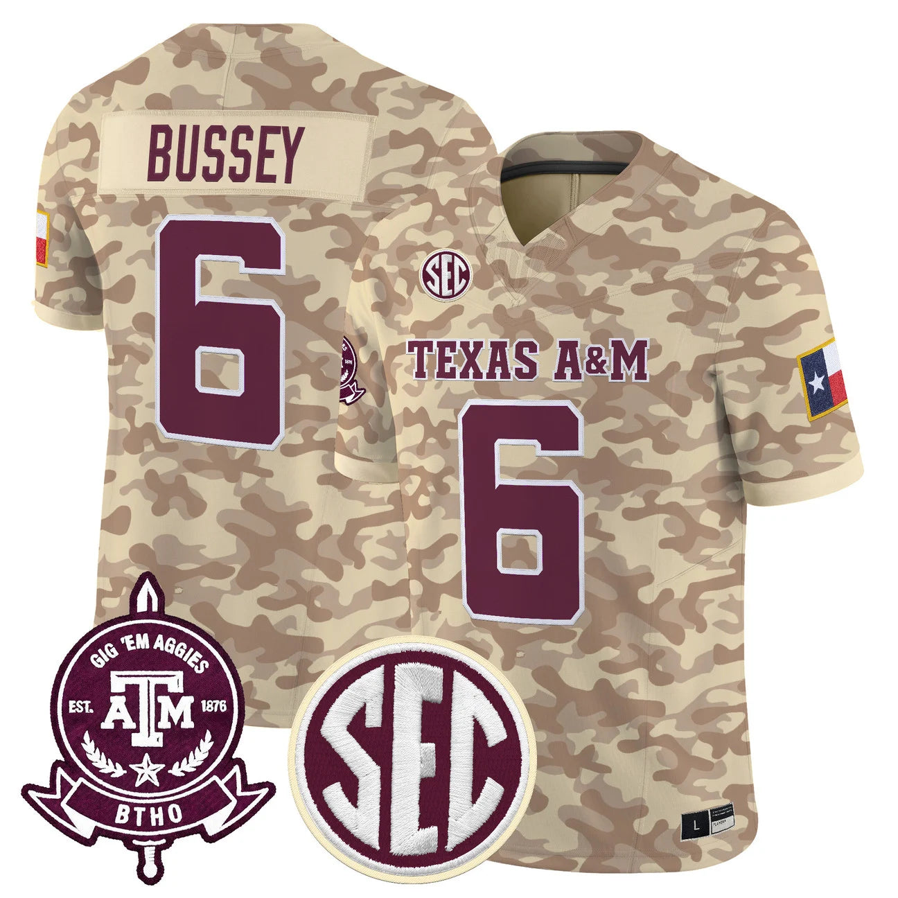 Texas A&M Aggies 2026 'Honor and Support' Vapor Limited Jersey - All Stitched