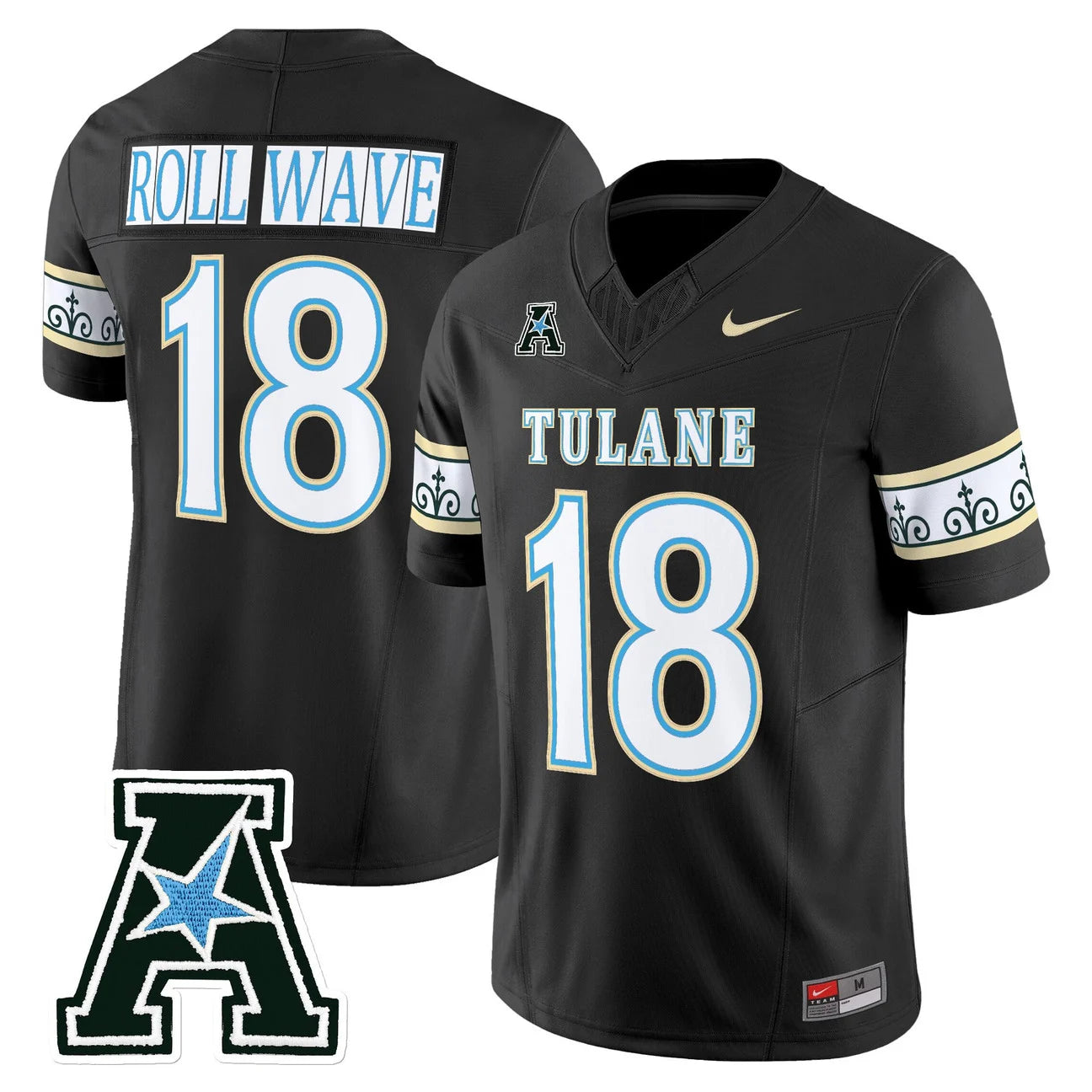 Men's Tulane Green Wave 2025 'City Edition' Vapor Limited Jersey – All Stitched