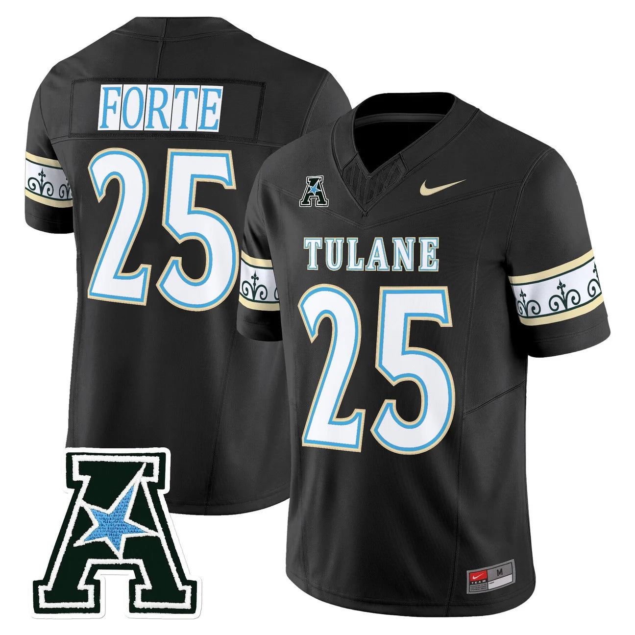 Men's Tulane Green Wave 2025 'City Edition' Vapor Limited Jersey – All Stitched