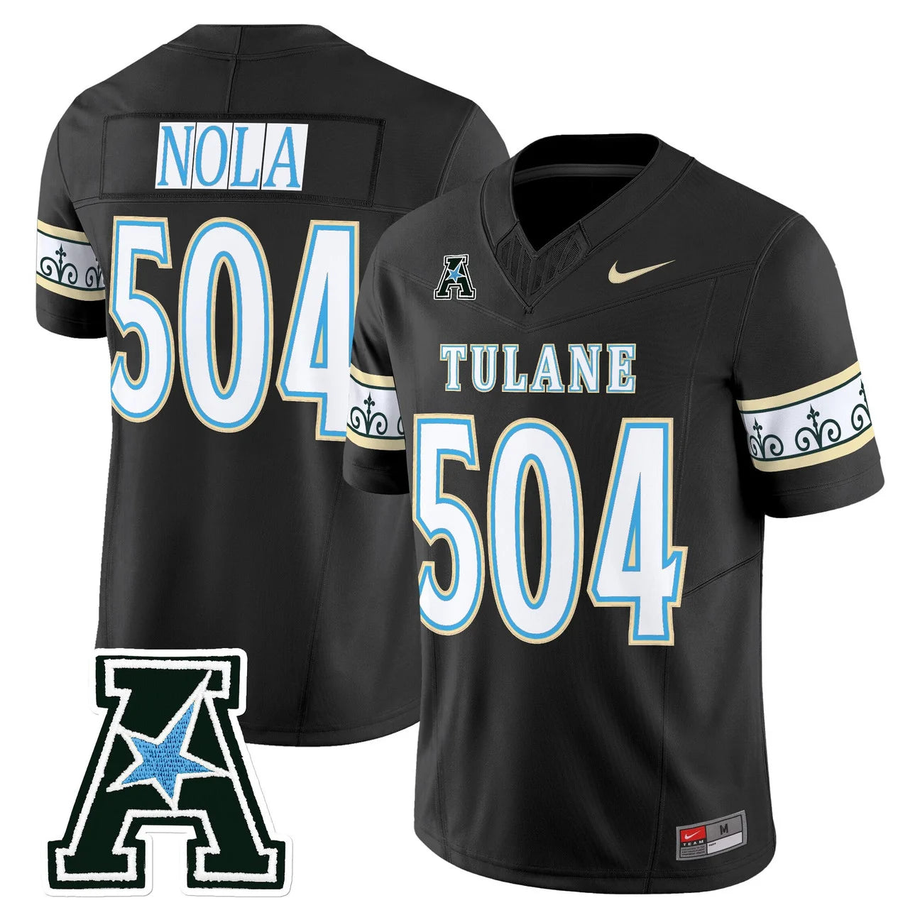 Men's Tulane Green Wave 2025 'City Edition' Vapor Limited Jersey – All Stitched