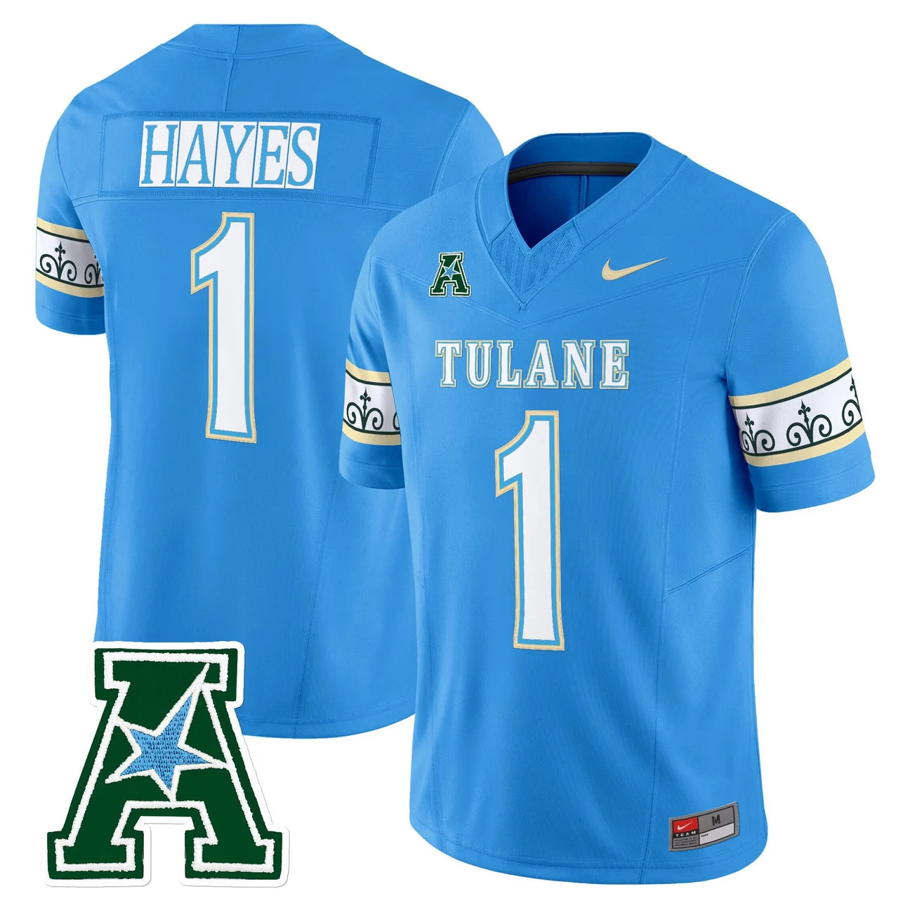Men's Tulane Green Wave 2025 'City Edition' Vapor Limited Jersey – All Stitched