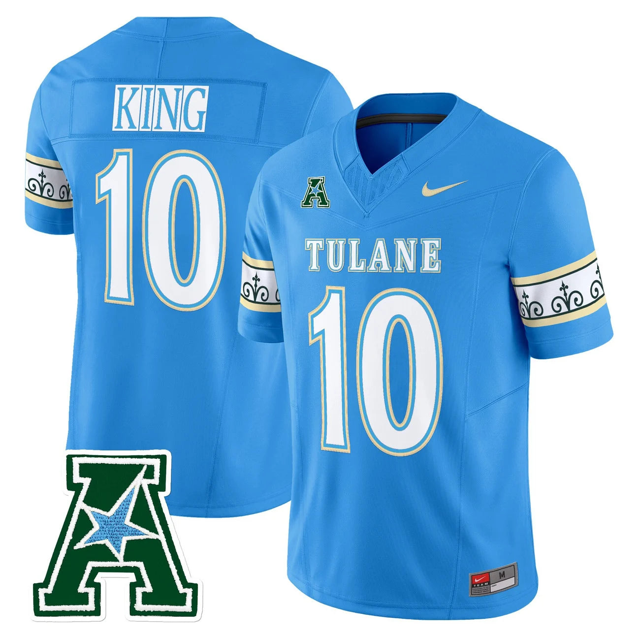 Men's Tulane Green Wave 2025 'City Edition' Vapor Limited Jersey – All Stitched