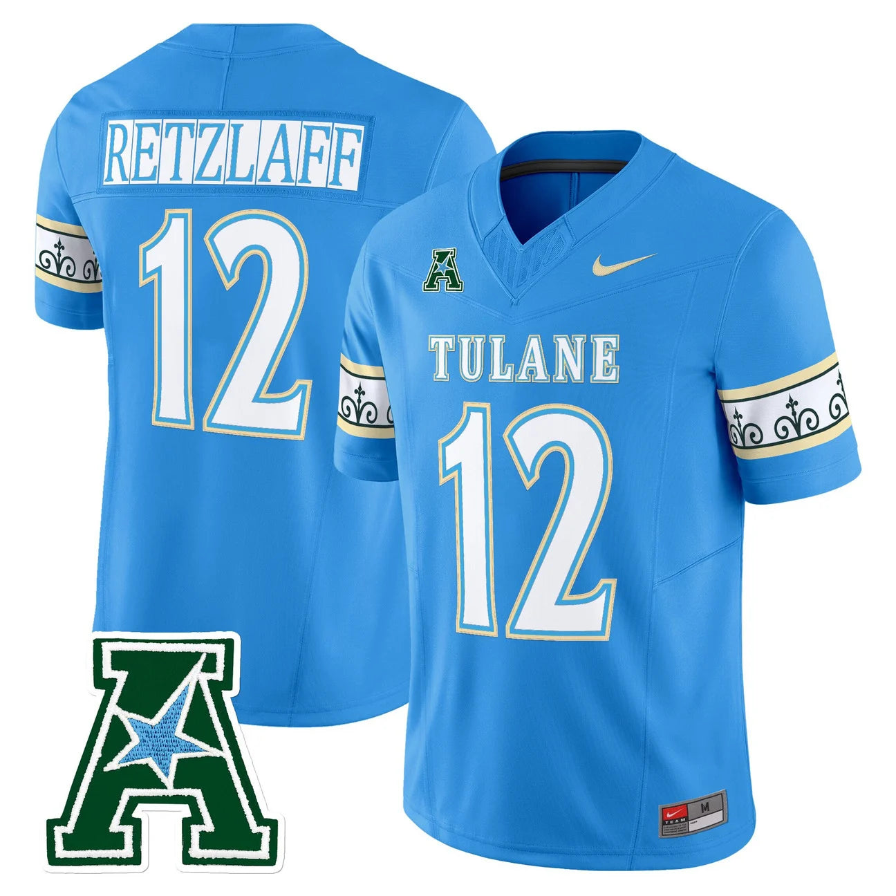 Men's Tulane Green Wave 2025 City Edition Jersey in Blue