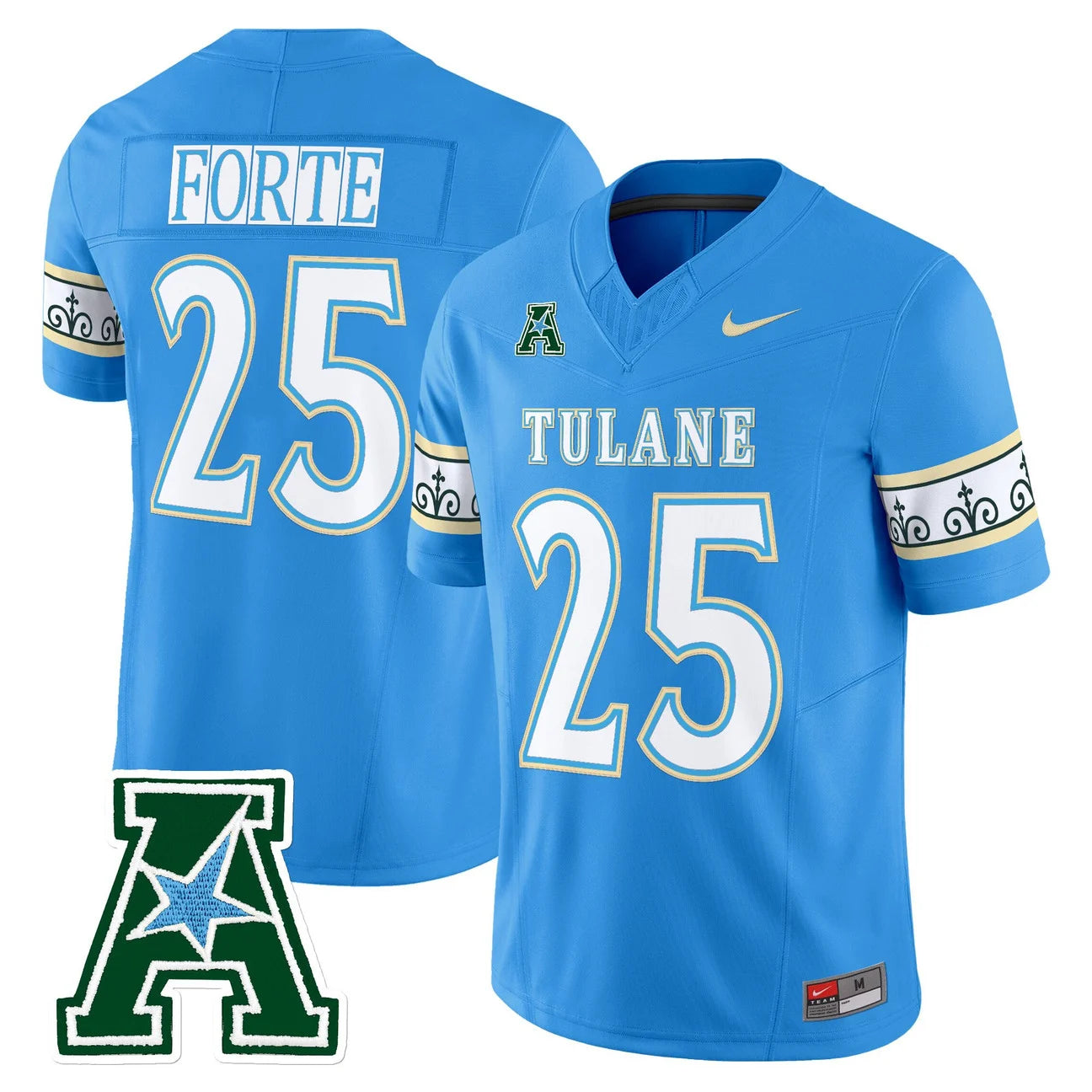 Men's Tulane Green Wave 2025 'City Edition' Vapor Limited Jersey – All Stitched