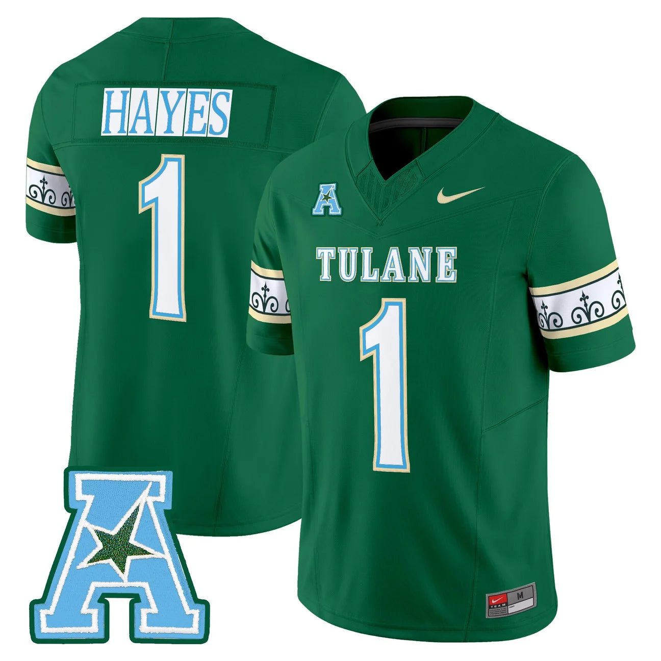 Men's Tulane Green Wave 2025 'City Edition' Vapor Limited Jersey – All Stitched