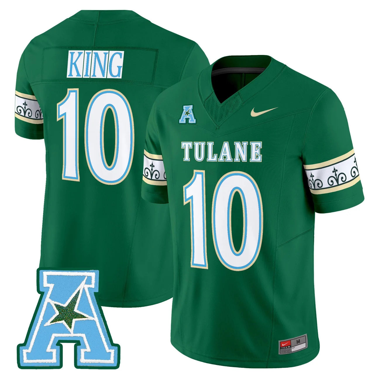 Men's Tulane Green Wave 2025 'City Edition' Vapor Limited Jersey – All Stitched