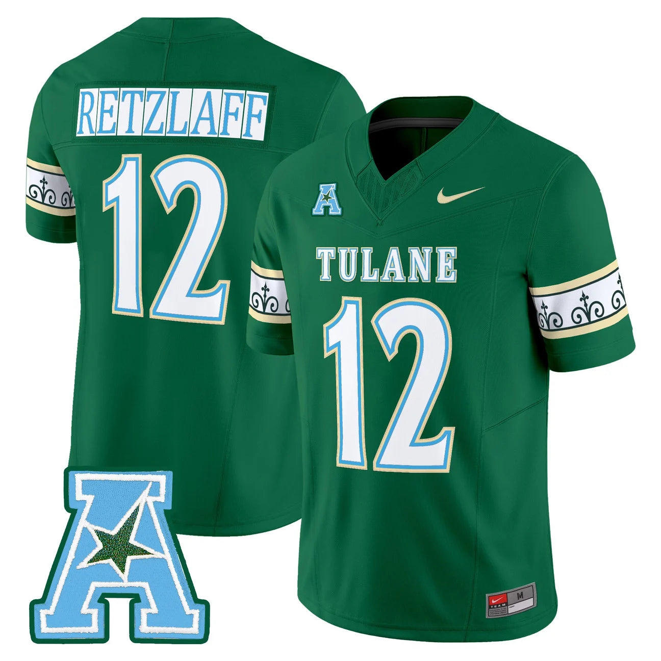 Men's Tulane Green Wave 2025 'City Edition' Vapor Limited Jersey – All Stitched