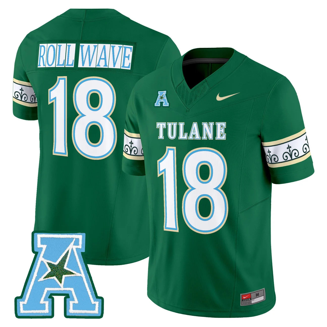 Men's Tulane Green Wave 2025 City Edition Vapor Limited Jersey