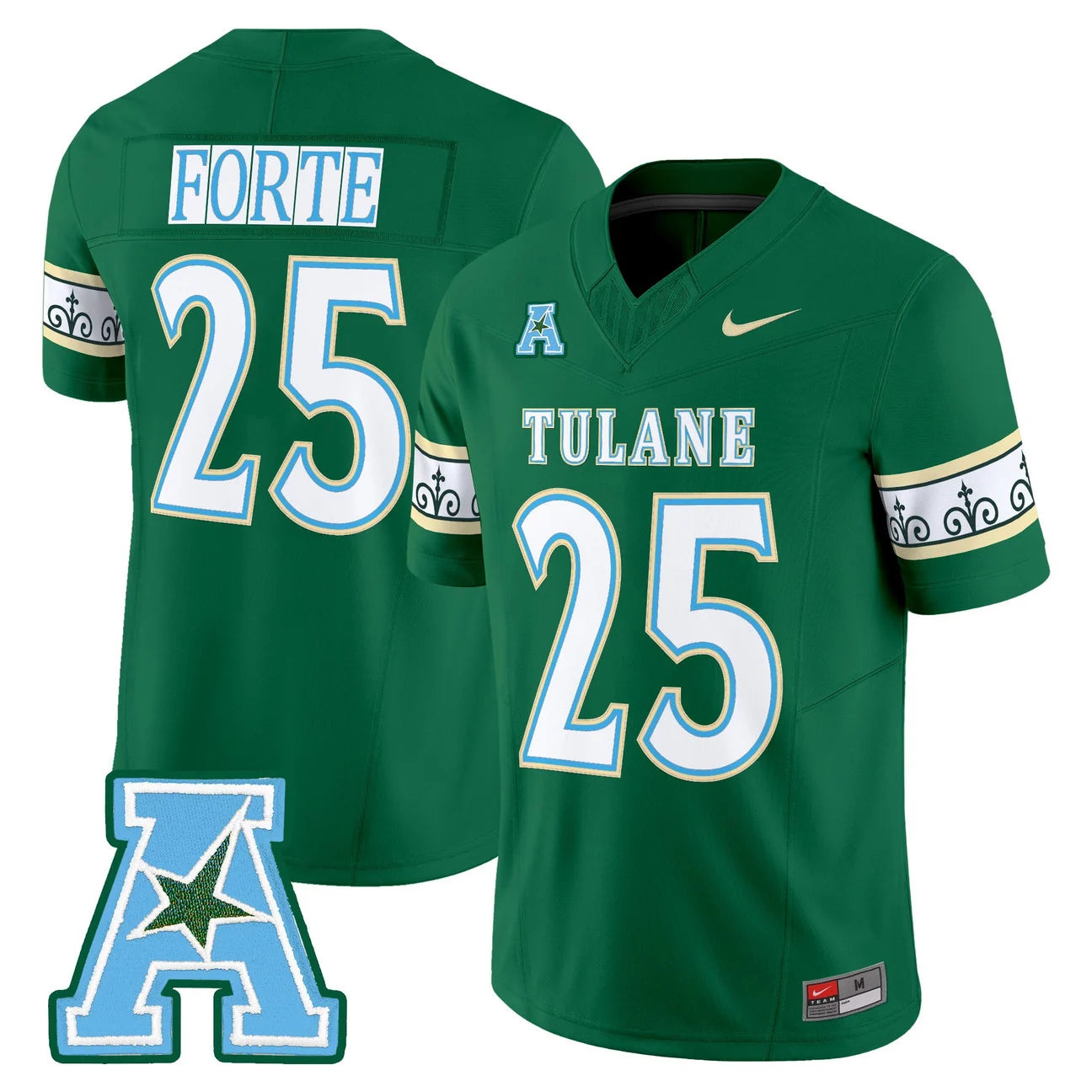 Men's Tulane Green Wave 2025 'City Edition' Vapor Limited Jersey – All Stitched