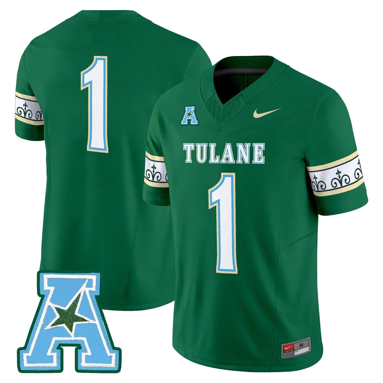 Men's Tulane Green Wave 2025 'City Edition' Vapor Limited Jersey – All Stitched