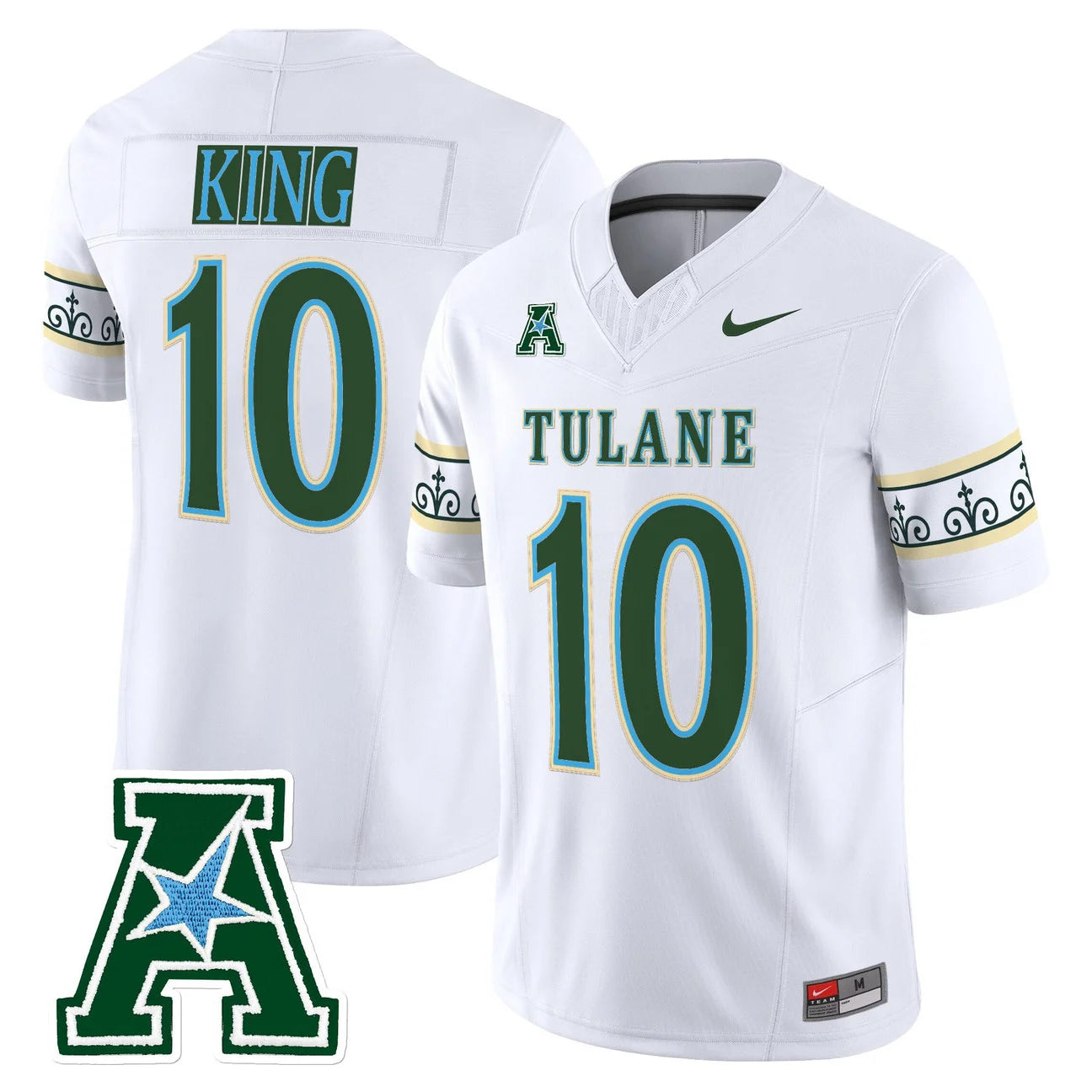 Men's Tulane Green Wave 2025 'City Edition' Vapor Limited Jersey – All Stitched