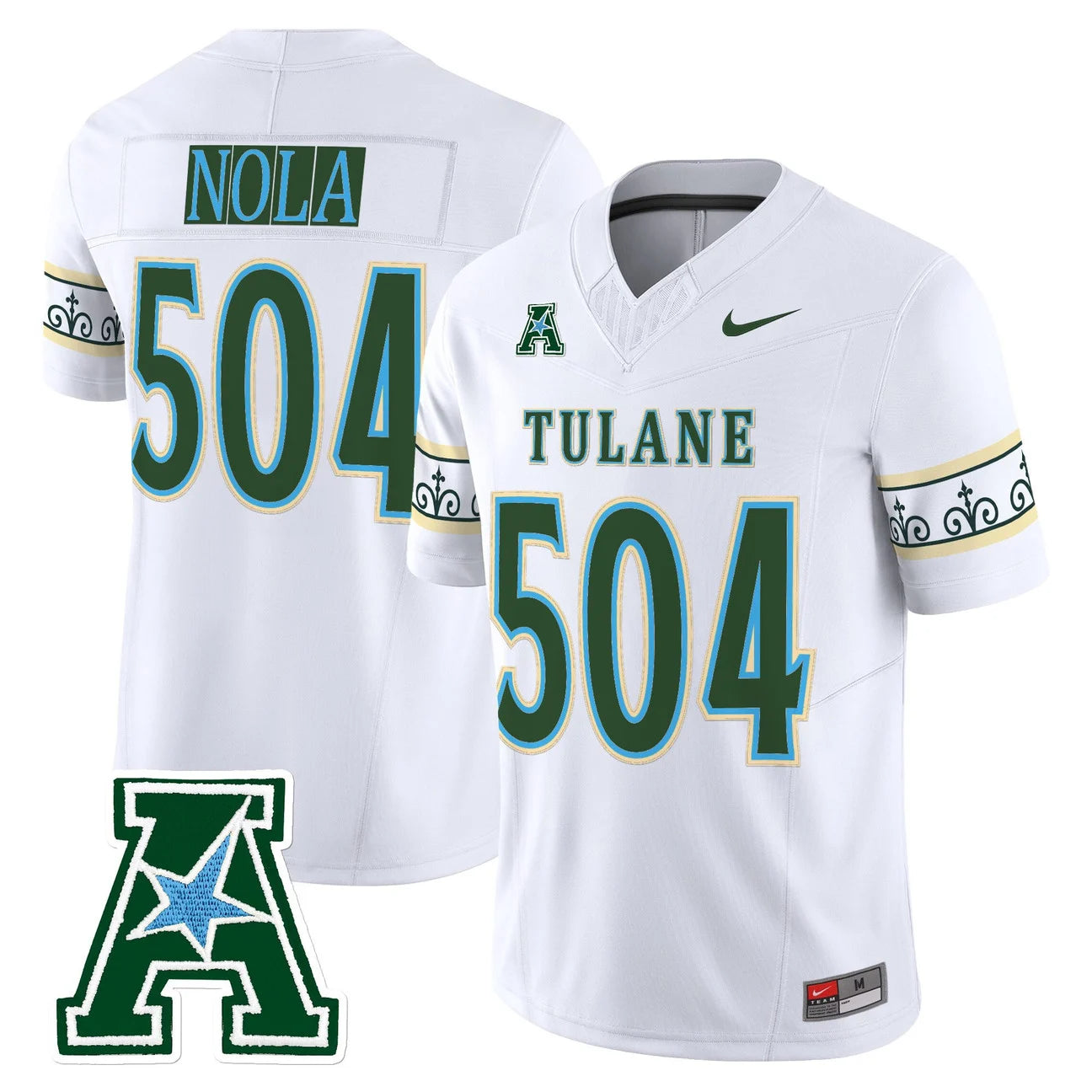 Men's Tulane Green Wave 2025 City Edition Jersey in White