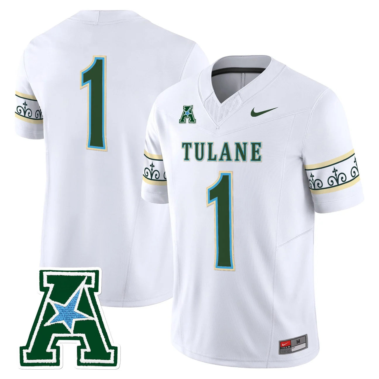 Men's Tulane Green Wave 2025 'City Edition' Vapor Limited Jersey – All Stitched
