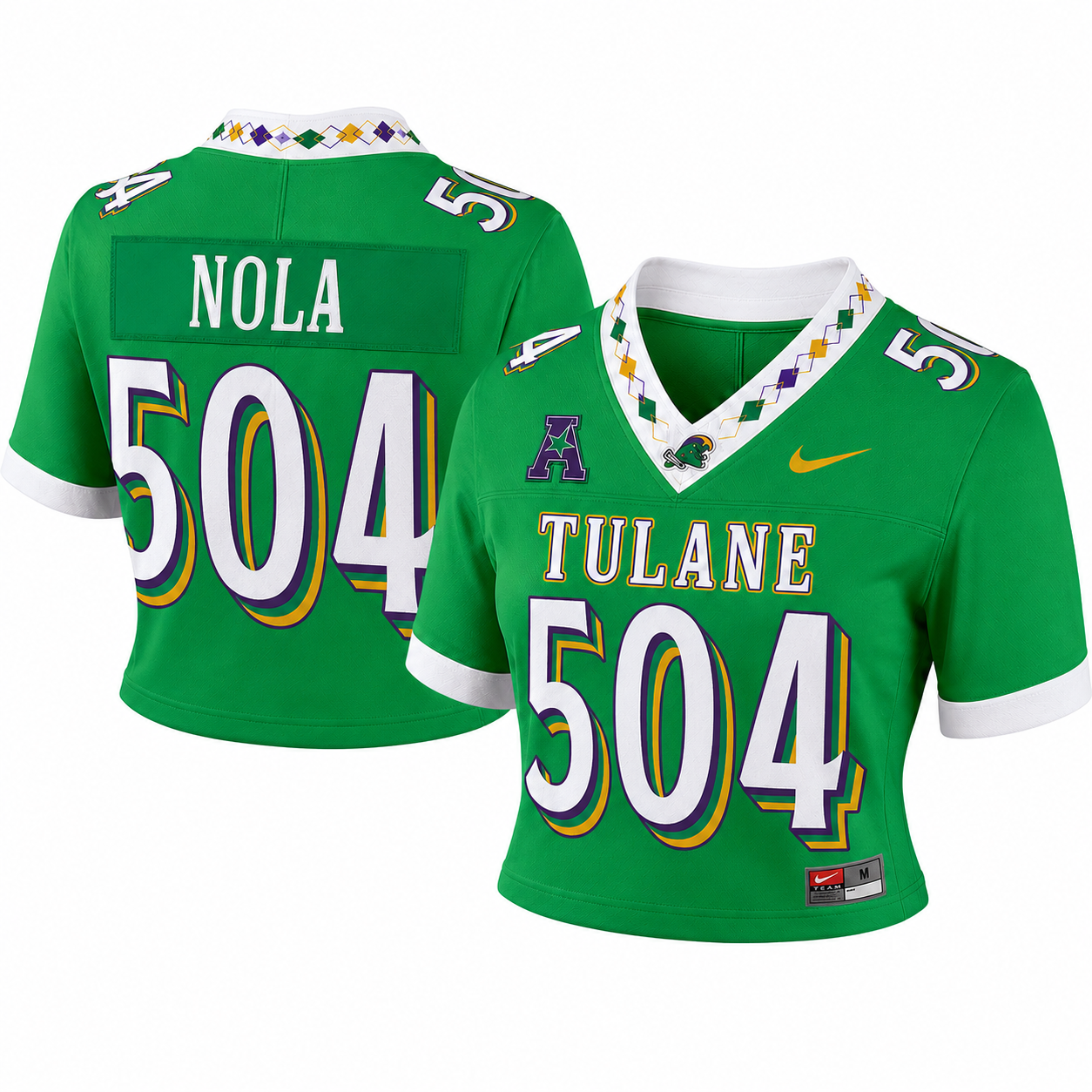 Women's Tulane Green Wave 2026 City Edition Crop Top Jersey