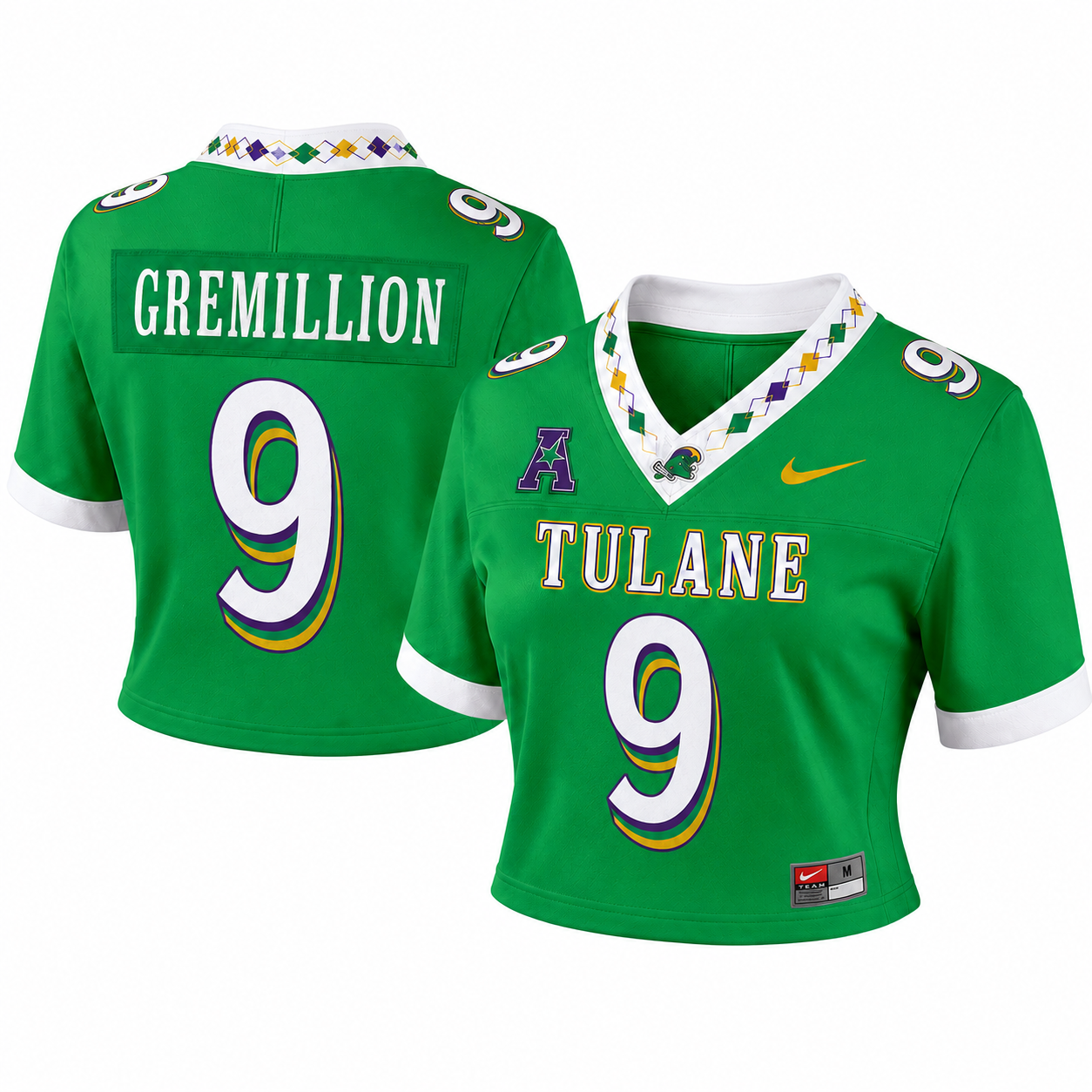Tulane Green Wave 2026 City Edition Crop Top Jersey