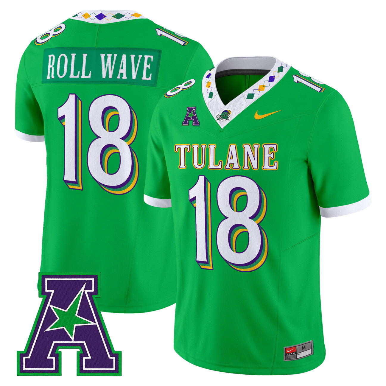 Tulane Green Wave 2026 'City Edition' Vapor Limited Jersey – All Stitched