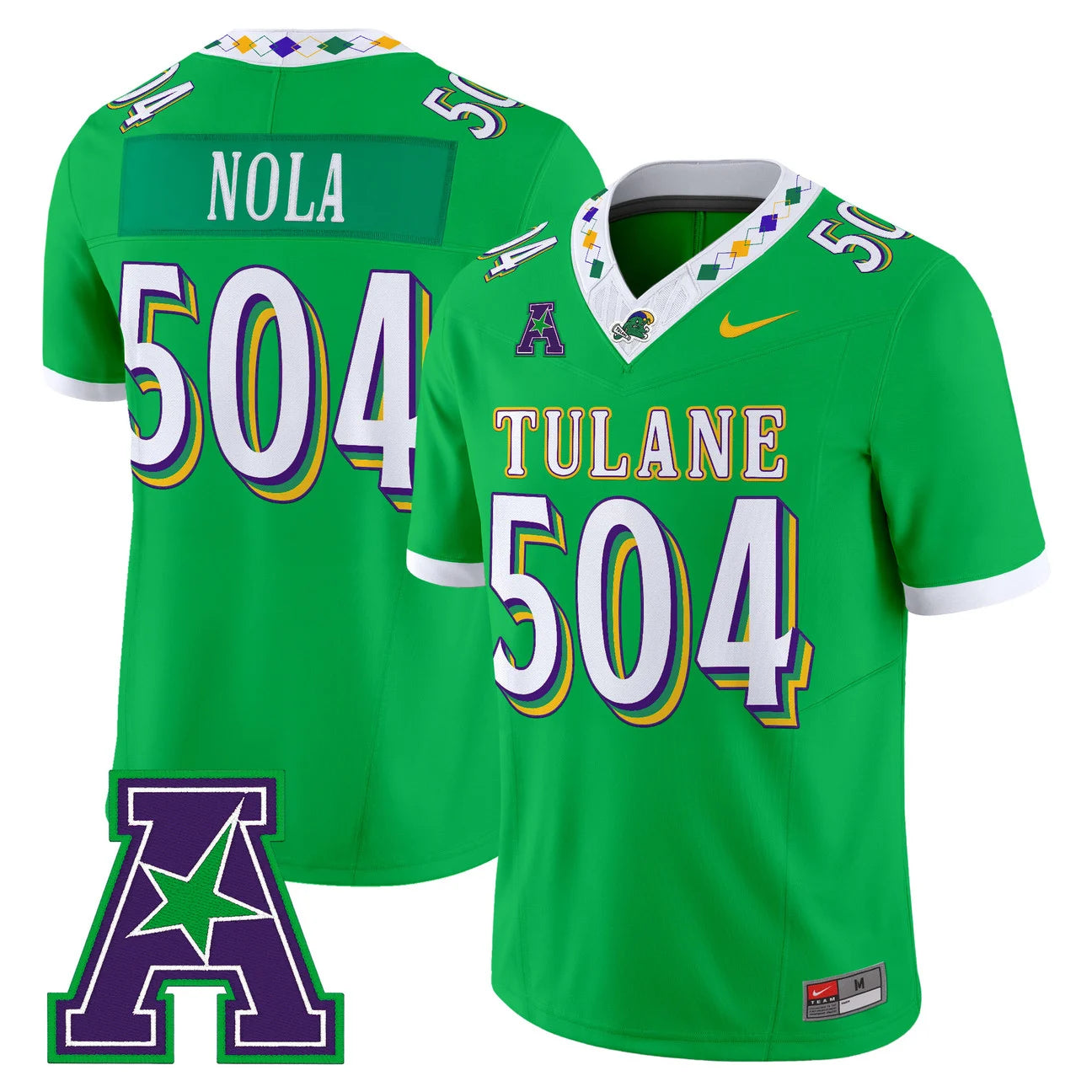 Tulane Green Wave 2026 'City Edition' Vapor Limited Jersey – All Stitched