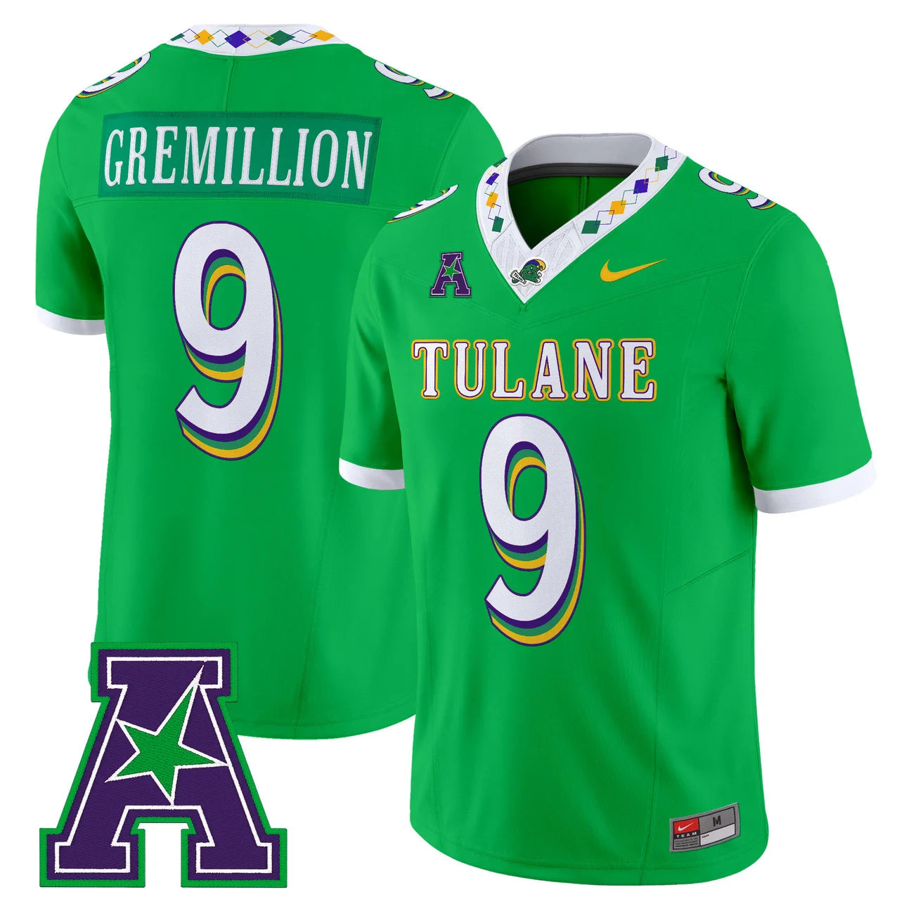Tulane Green Wave 2026 'City Edition' Vapor Limited Jersey – All Stitched
