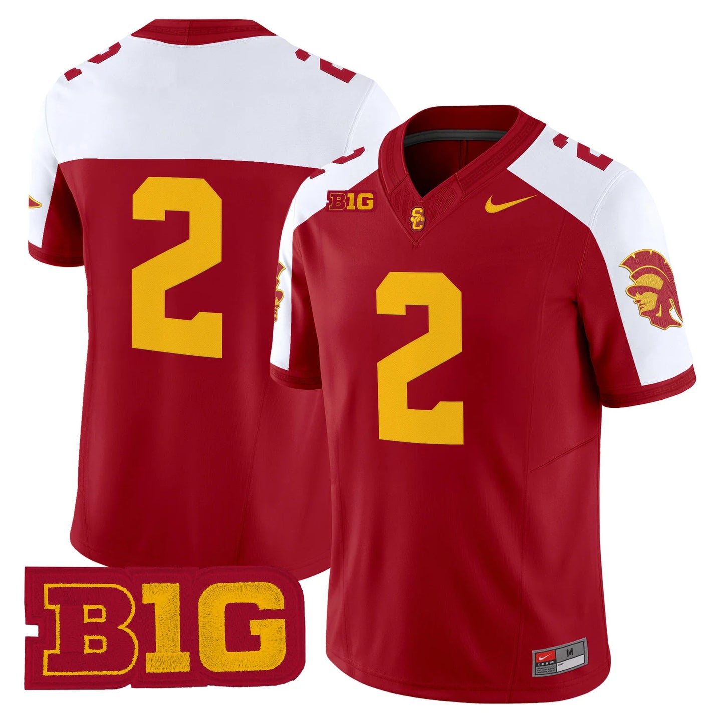 Men's USC Trojans 2026 Vapor Limited Jersey - No Name on Back - All Stitched