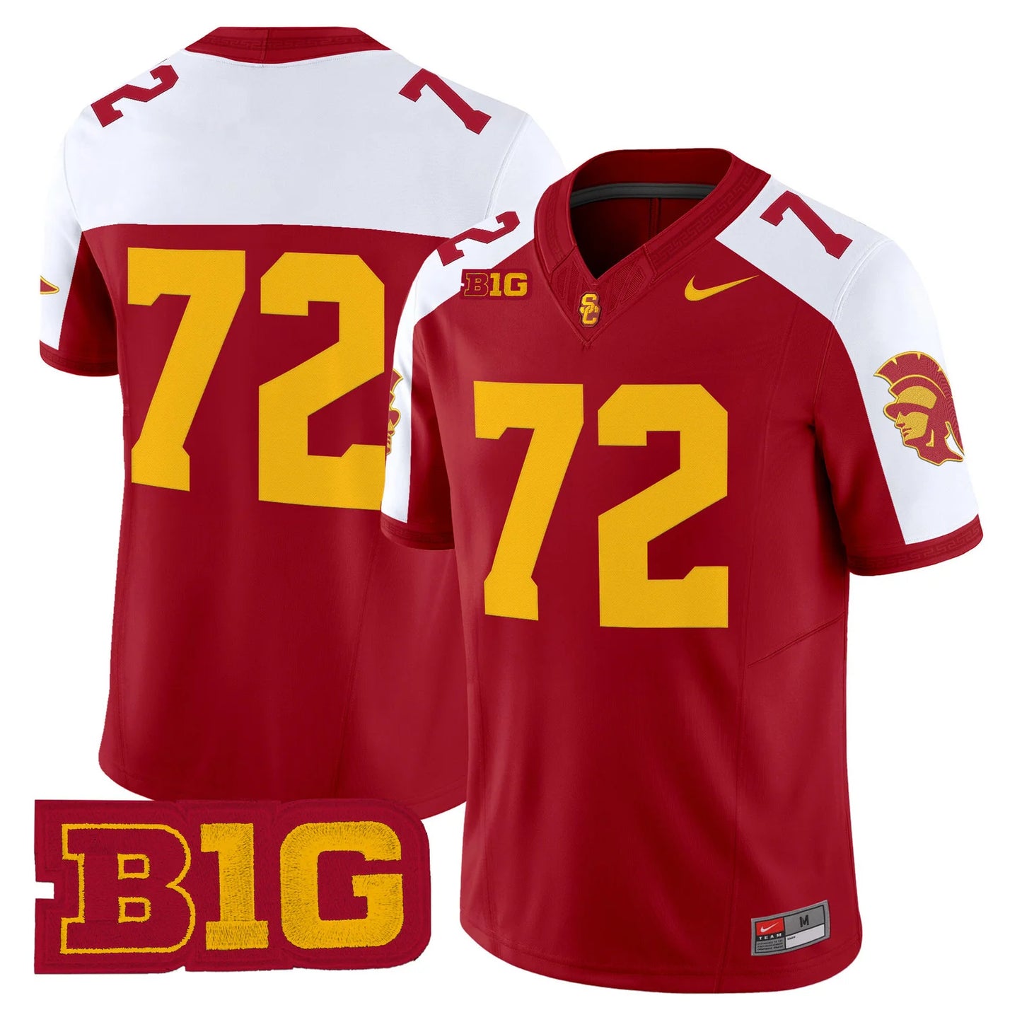 Men's USC Trojans 2026 Vapor Limited Jersey - No Name on Back - All Stitched