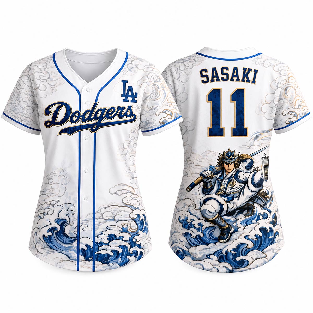 Ohtani Samurai Anime BaseballJersey