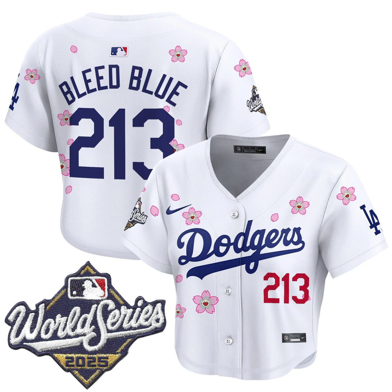 Dodgers 2025 World Series Tokyo Series Crop Top Jersey
